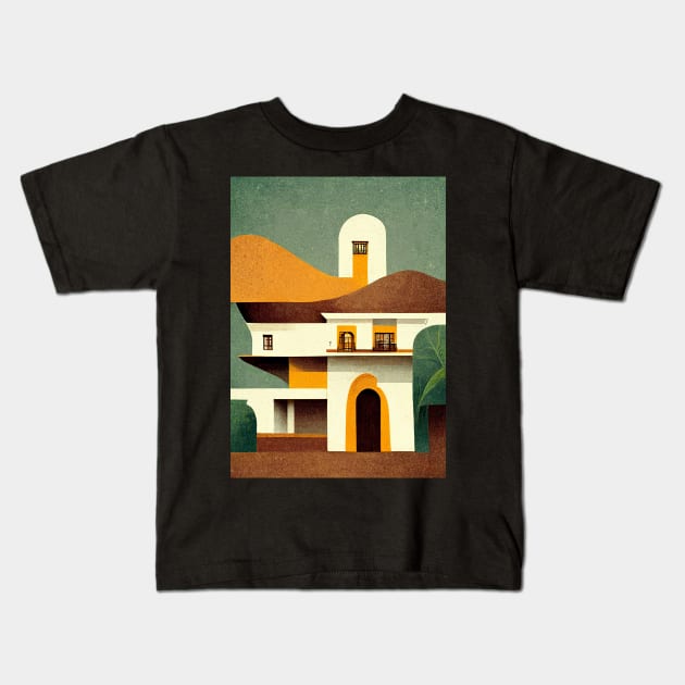 Hacienda Por Favor Kids T-Shirt by deificusArt